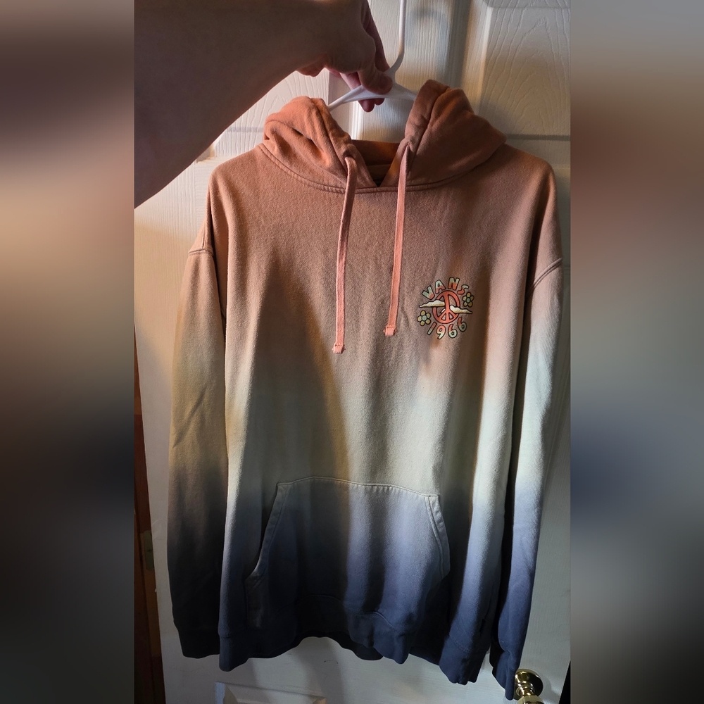 Vans Ombre Hoodie - Pink and Blue